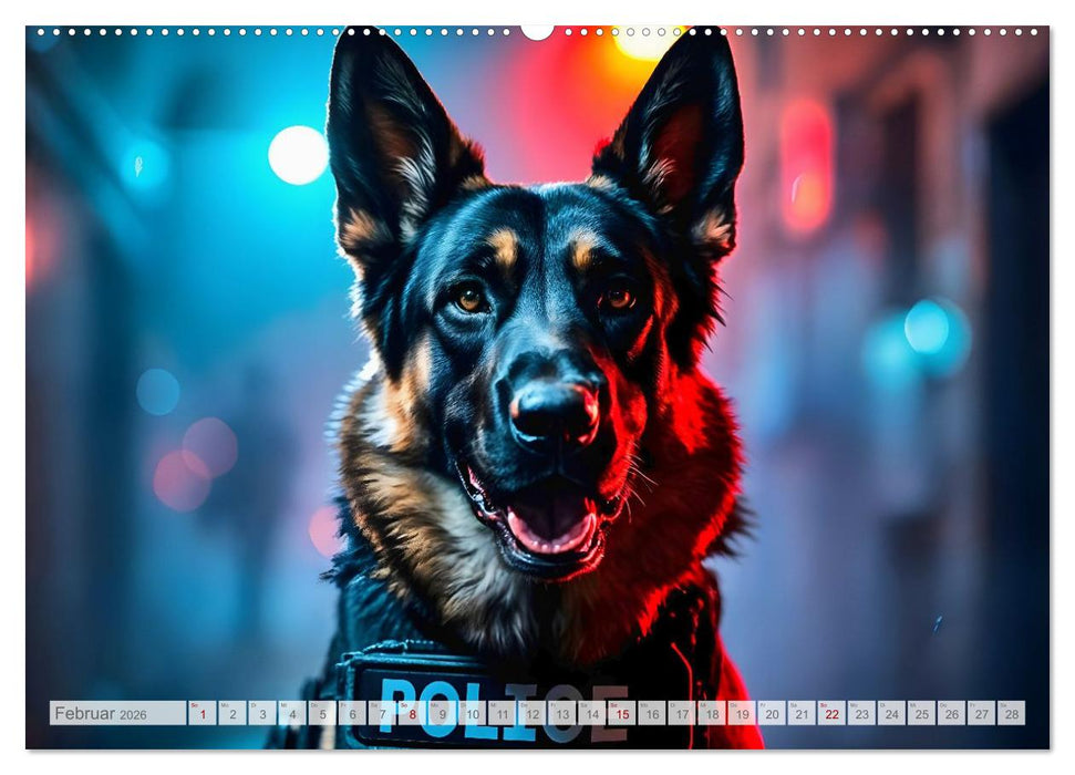 Schäferhund 24/7 - Keine Pause für echte Helden (CALVENDO Premium Wandkalender 2026)