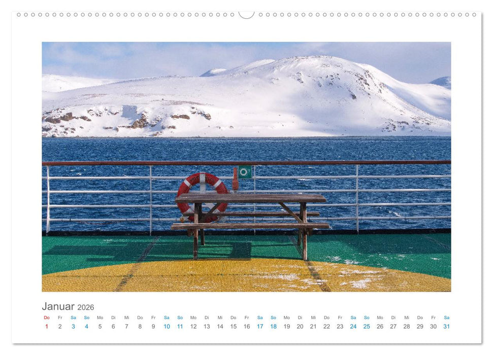 Kurs Nord - mit dem Postschiff (CALVENDO Wandkalender 2026)