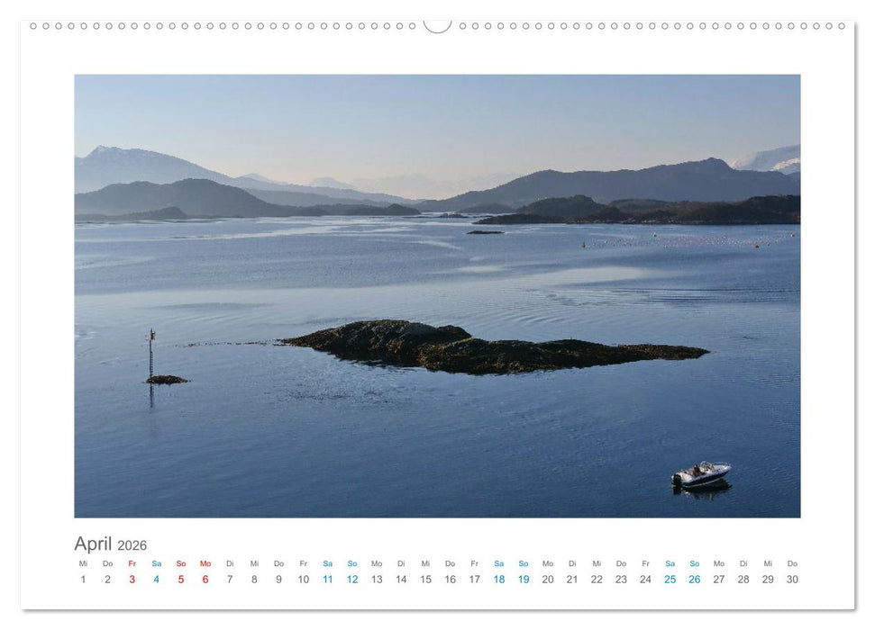 Kurs Nord - mit dem Postschiff (CALVENDO Wandkalender 2026)