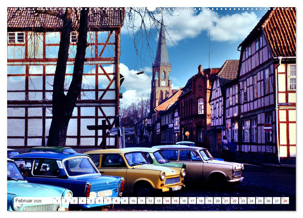 Trabi-Land DDR (CALVENDO Wandkalender 2026)