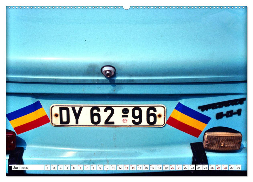 Trabi-Land DDR (CALVENDO Wandkalender 2026)
