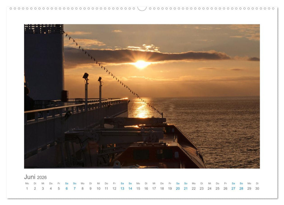 Kurs Nord - mit dem Postschiff (CALVENDO Premium Wandkalender 2026)