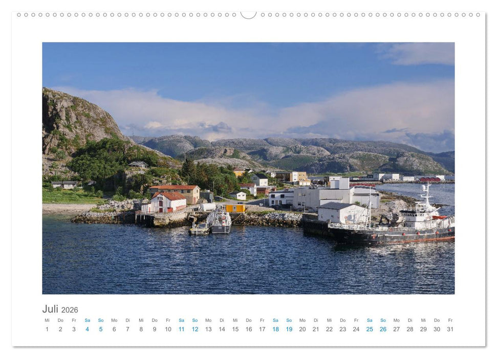 Kurs Nord - mit dem Postschiff (CALVENDO Premium Wandkalender 2026)