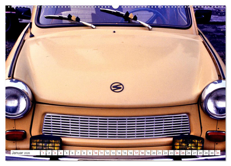 Trabi-Land DDR (CALVENDO Premium Wandkalender 2026)