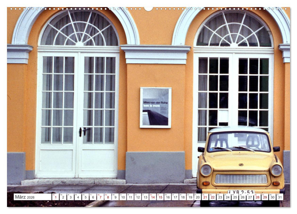 Trabi-Land DDR (CALVENDO Premium Wandkalender 2026)