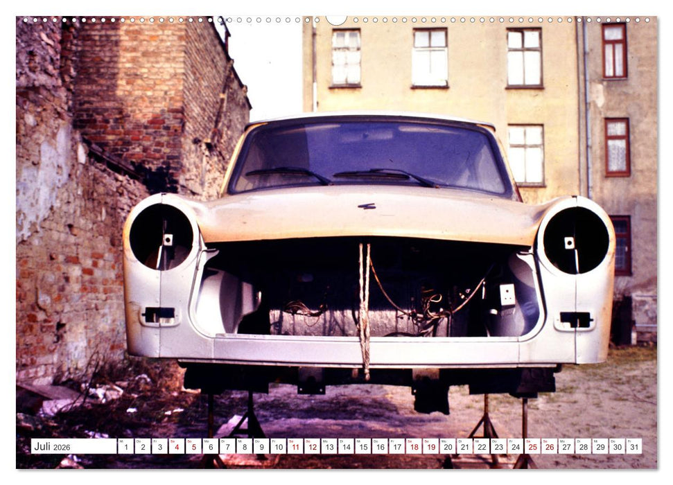 Trabi-Land DDR (CALVENDO Premium Wandkalender 2026)