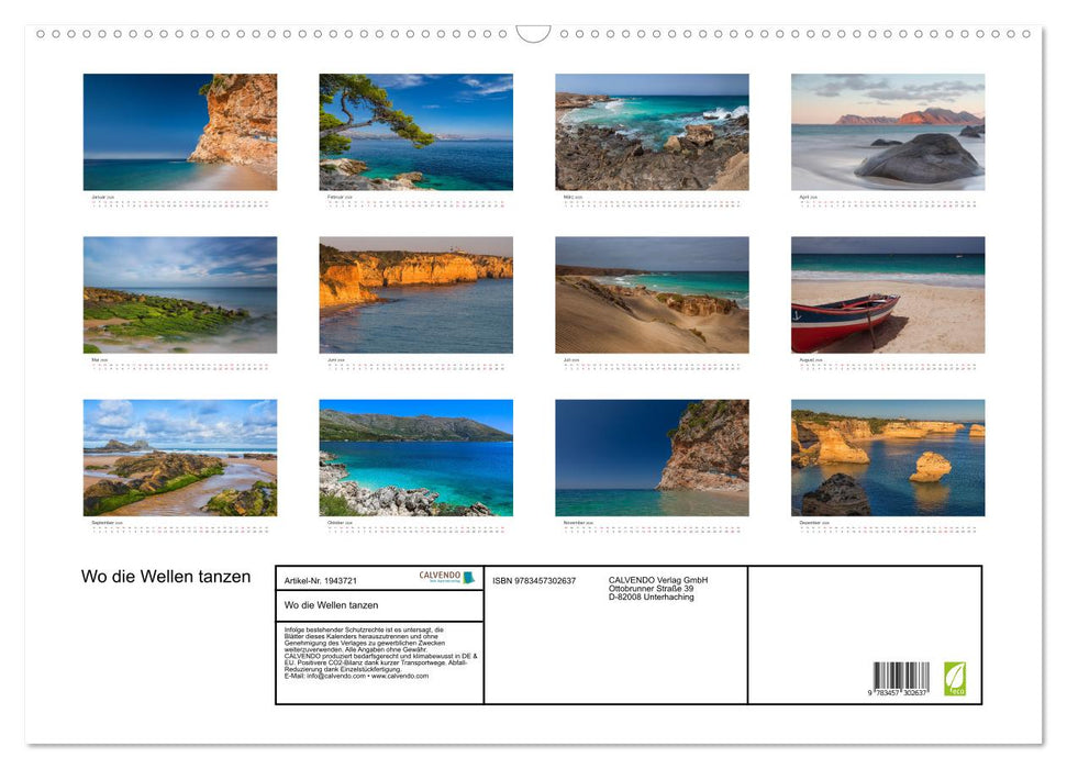 Wo die Wellen tanzen (CALVENDO Wandkalender 2026)