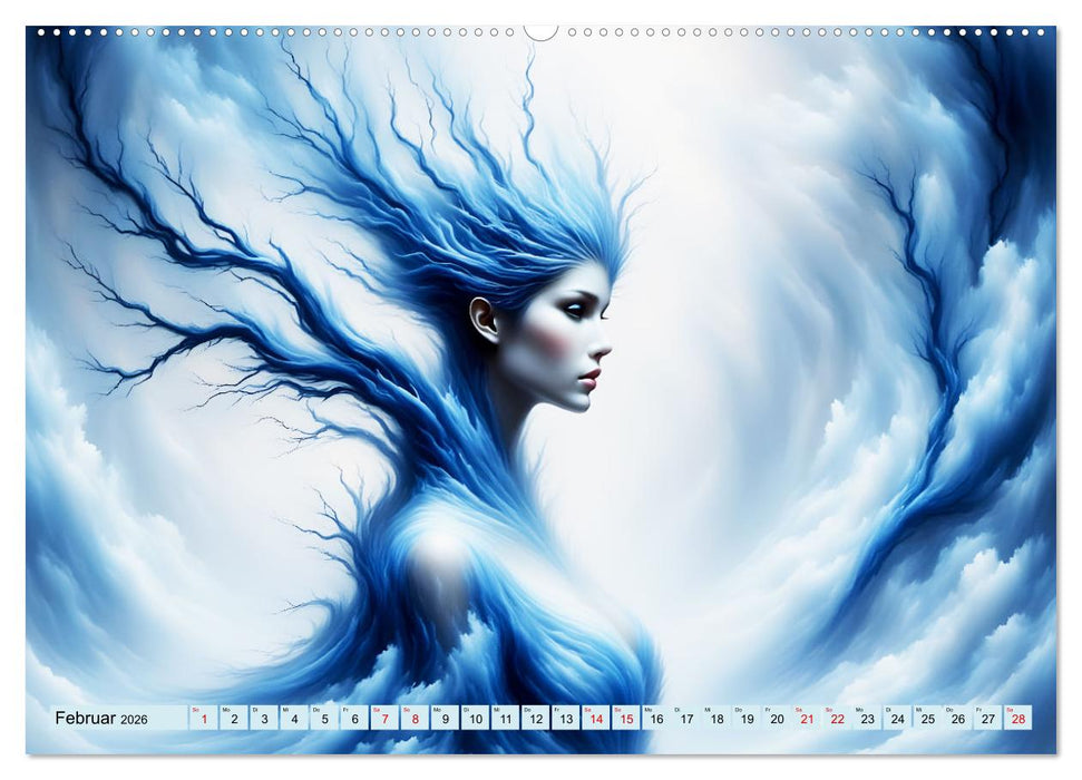 Die Magie der Natur Monatsköniginnen (CALVENDO Wandkalender 2026)