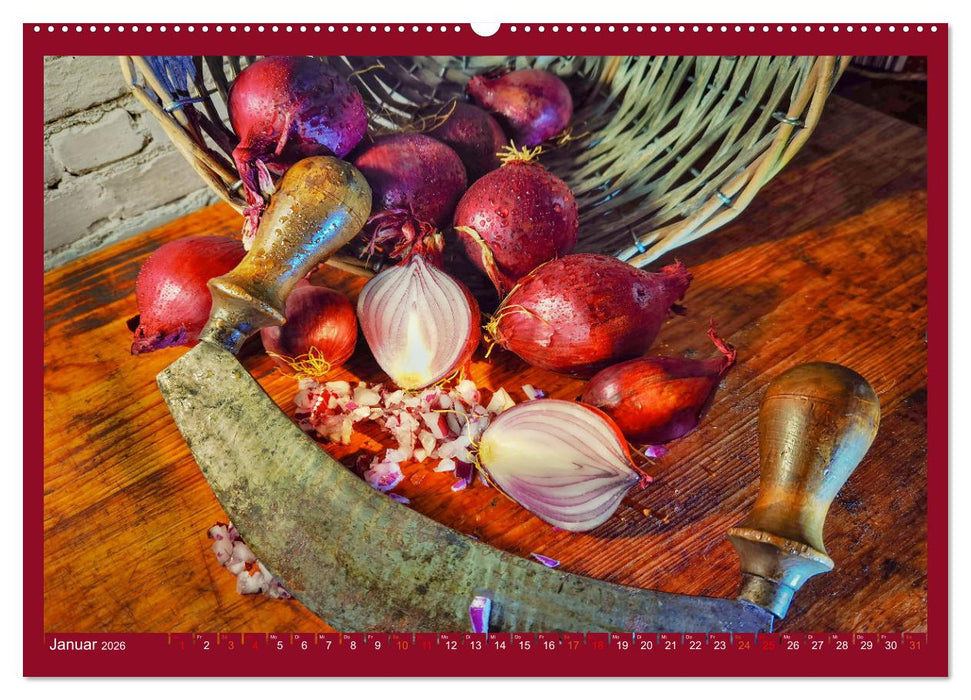 Zeitreise auf dem Küchentisch (CALVENDO Wandkalender 2026)