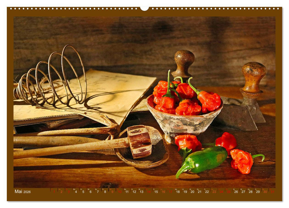 Zeitreise auf dem Küchentisch (CALVENDO Wandkalender 2026)