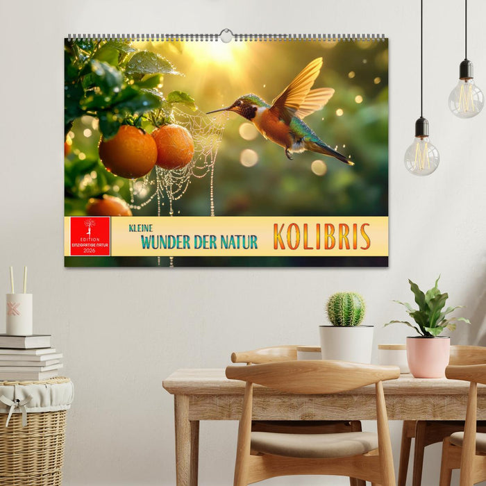 Kolibris - kleine Wunder der Natur (CALVENDO Wandkalender 2026)