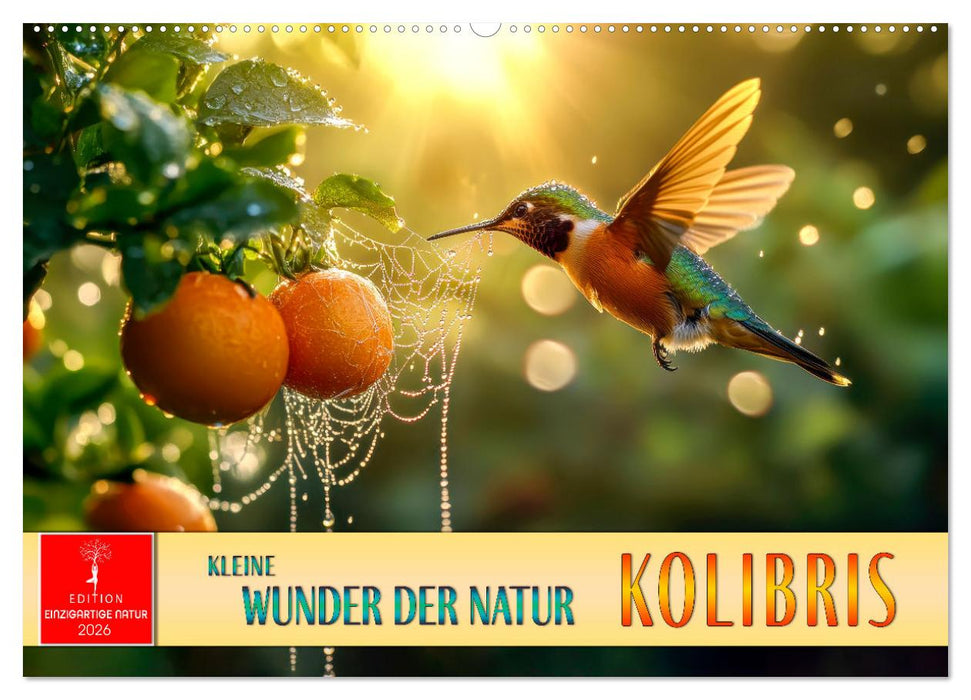 Kolibris - kleine Wunder der Natur (CALVENDO Wandkalender 2026)
