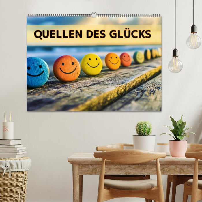 Quellen des Glücks (CALVENDO Wandkalender 2026)