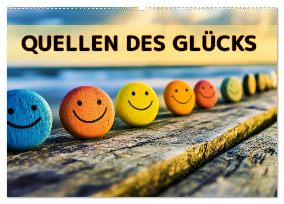 Quellen des Glücks (CALVENDO Wandkalender 2026)