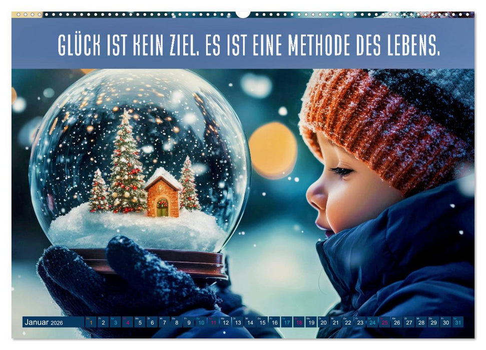 Quellen des Glücks (CALVENDO Wandkalender 2026)