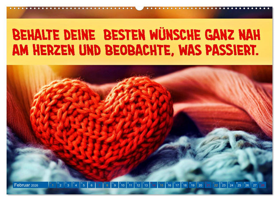 Quellen des Glücks (CALVENDO Wandkalender 2026)