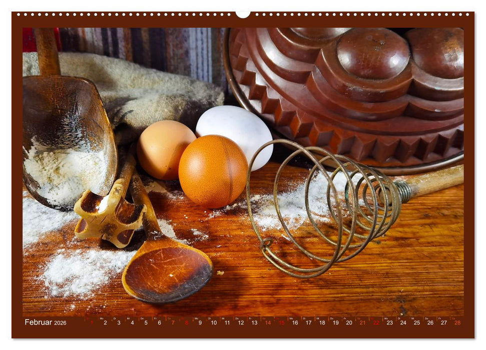 Zeitreise auf dem Küchentisch (CALVENDO Premium Wandkalender 2026)
