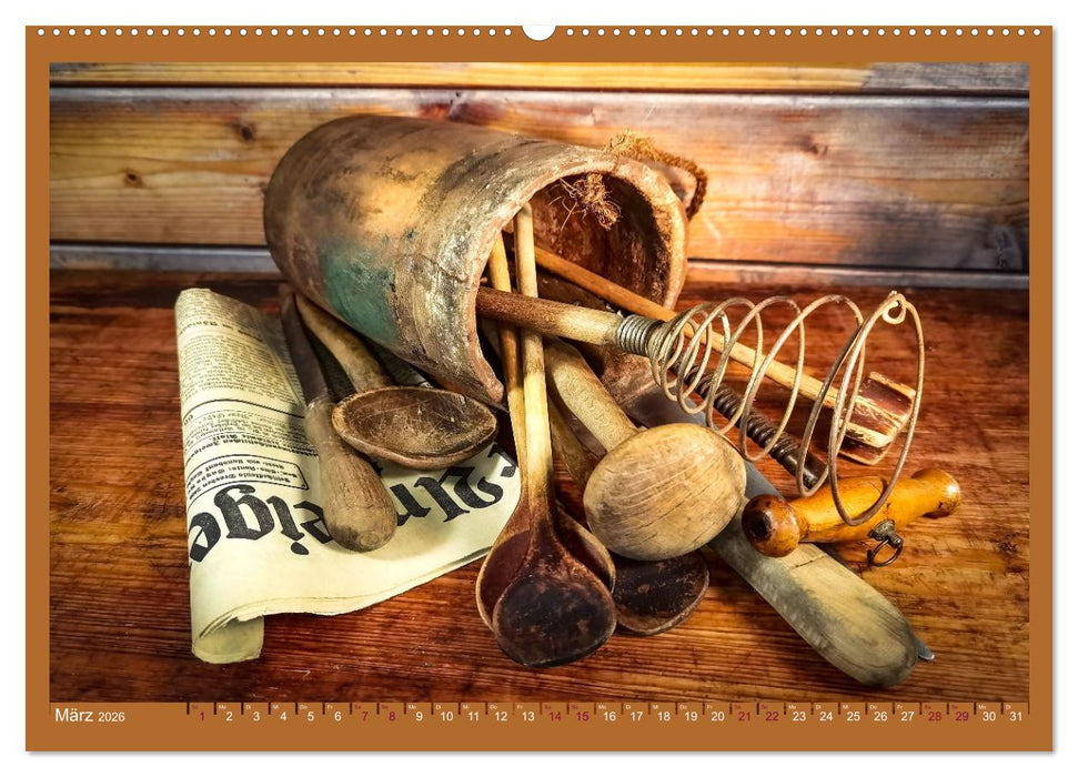 Zeitreise auf dem Küchentisch (CALVENDO Premium Wandkalender 2026)