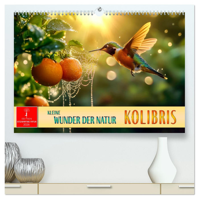 Kolibris - kleine Wunder der Natur (CALVENDO Premium Wandkalender 2026)