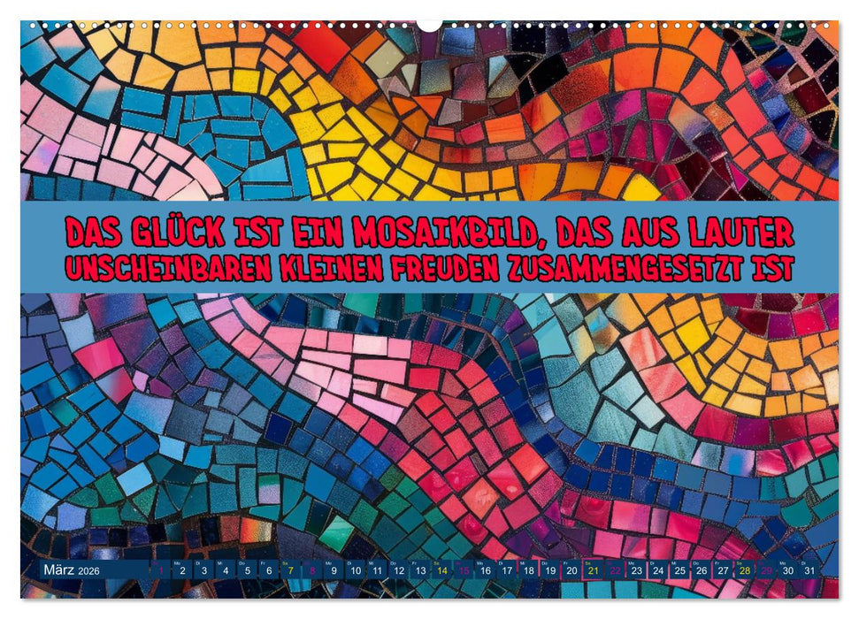 Quellen des Glücks (CALVENDO Premium Wandkalender 2026)