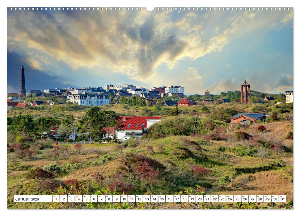 Verliebt in Borkum (CALVENDO Premium Wandkalender 2026)