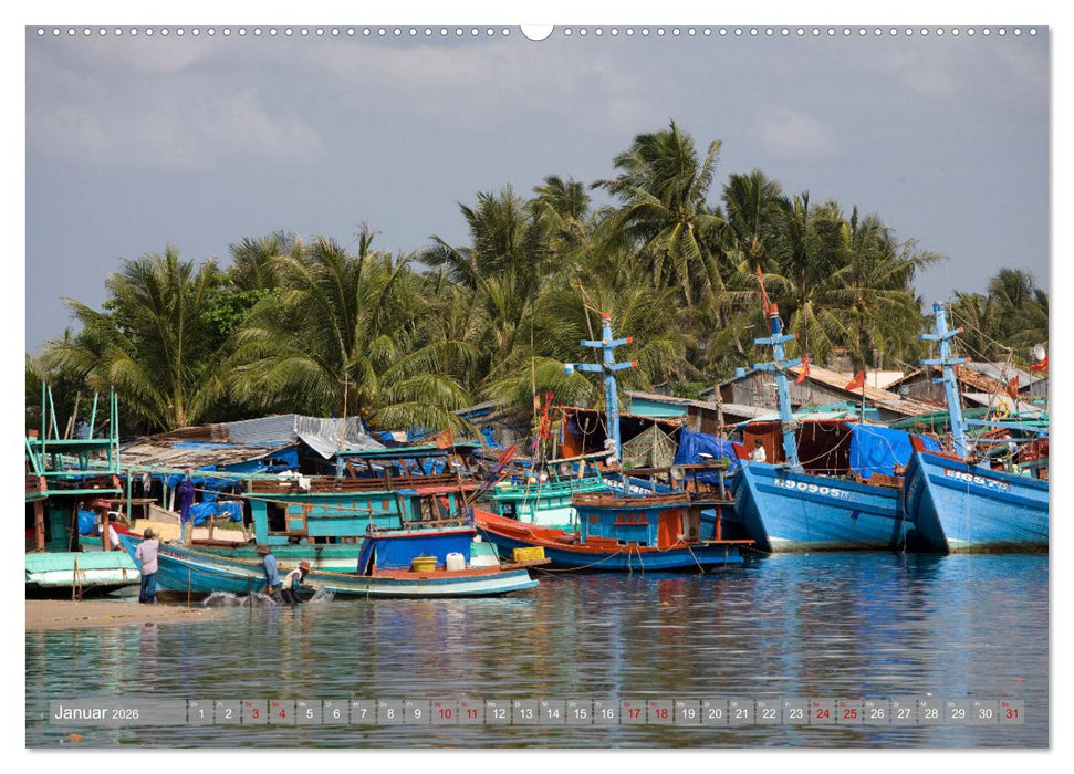Vietnam - Momente einer Reise (CALVENDO Wandkalender 2026)