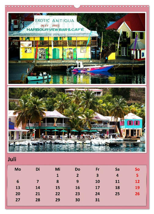 Karibik - Eindrücke einer Kreuzfahrt (CALVENDO Premium Wandkalender 2026)