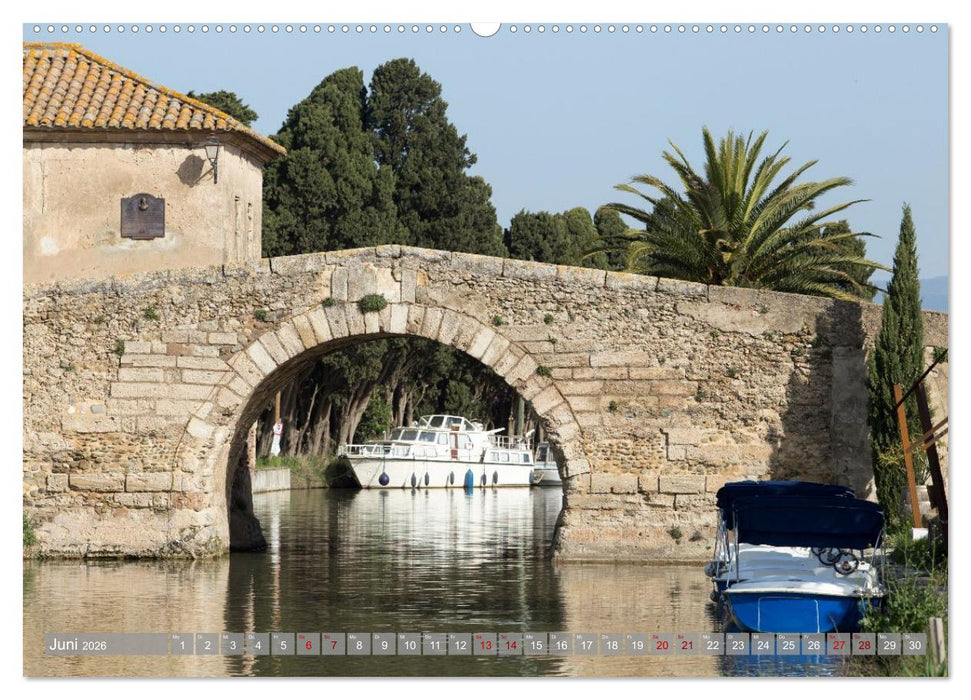 Hausbooturlaub Frankreich - Canal du Midi (CALVENDO Wandkalender 2026)