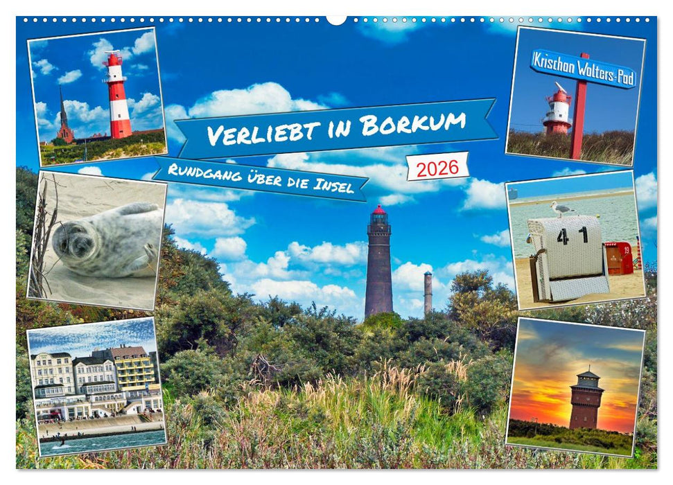 Verliebt in Borkum (CALVENDO Wandkalender 2026)