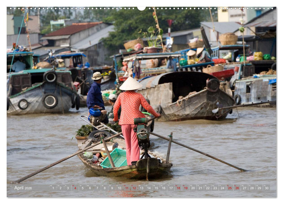 Vietnam - Momente einer Reise (CALVENDO Premium Wandkalender 2026)