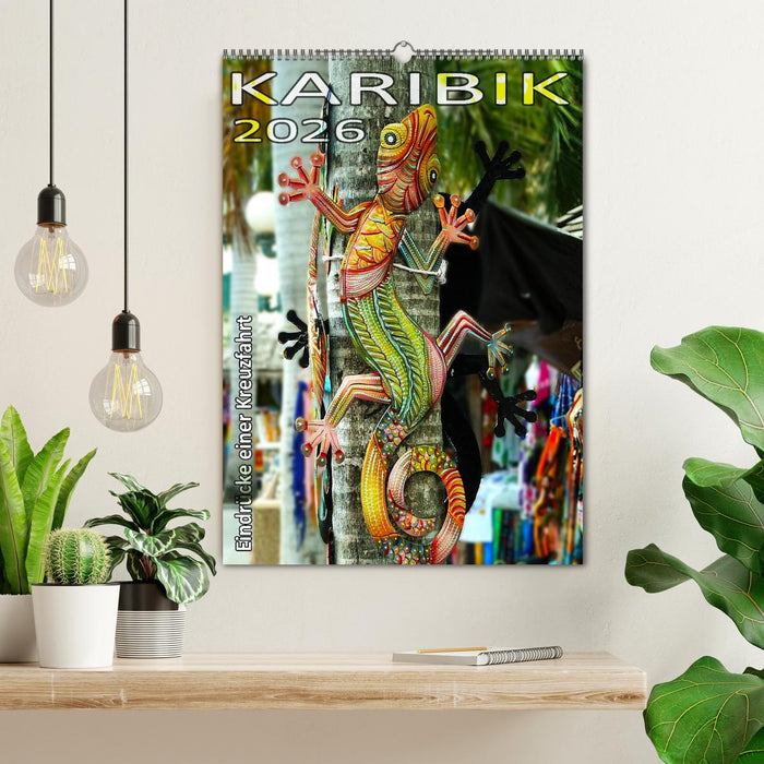 Karibik - Eindrücke einer Kreuzfahrt (CALVENDO Wandkalender 2026)