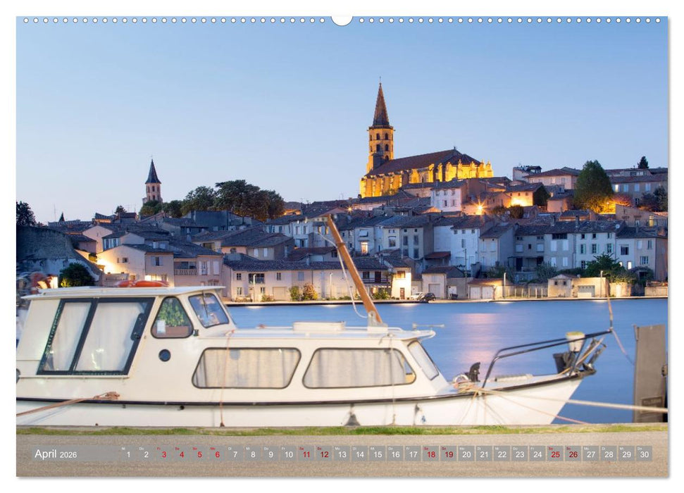 Hausbooturlaub Frankreich - Canal du Midi (CALVENDO Premium Wandkalender 2026)