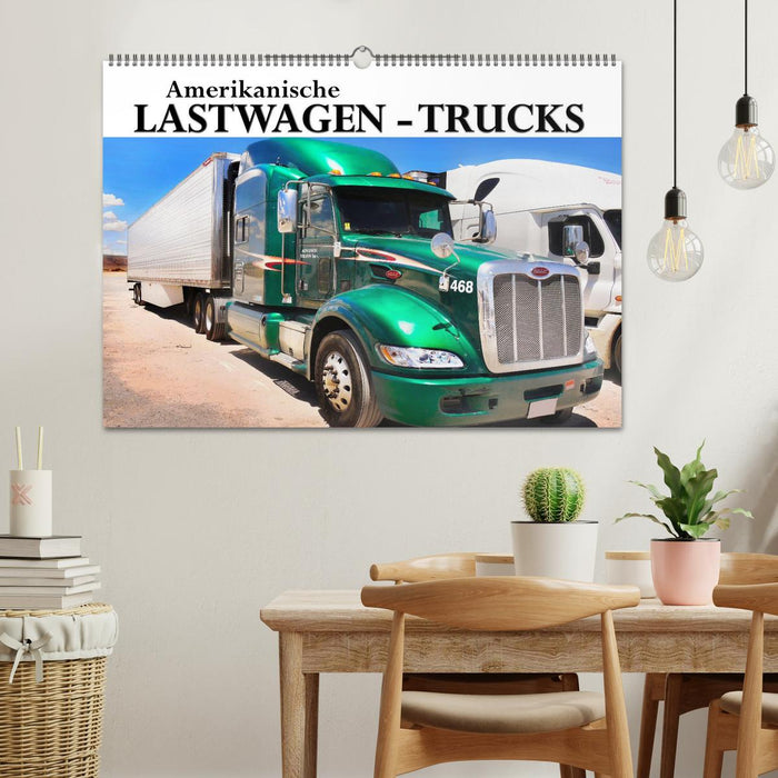 Amerikanische Lastwagen - Trucks (CALVENDO Wandkalender 2026)