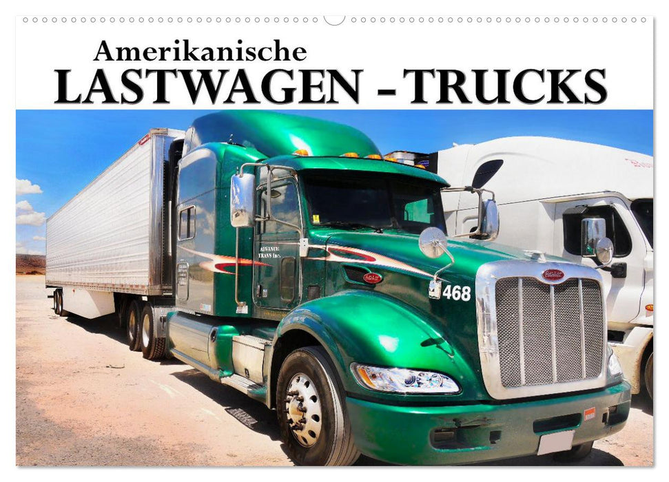Amerikanische Lastwagen - Trucks (CALVENDO Wandkalender 2026)