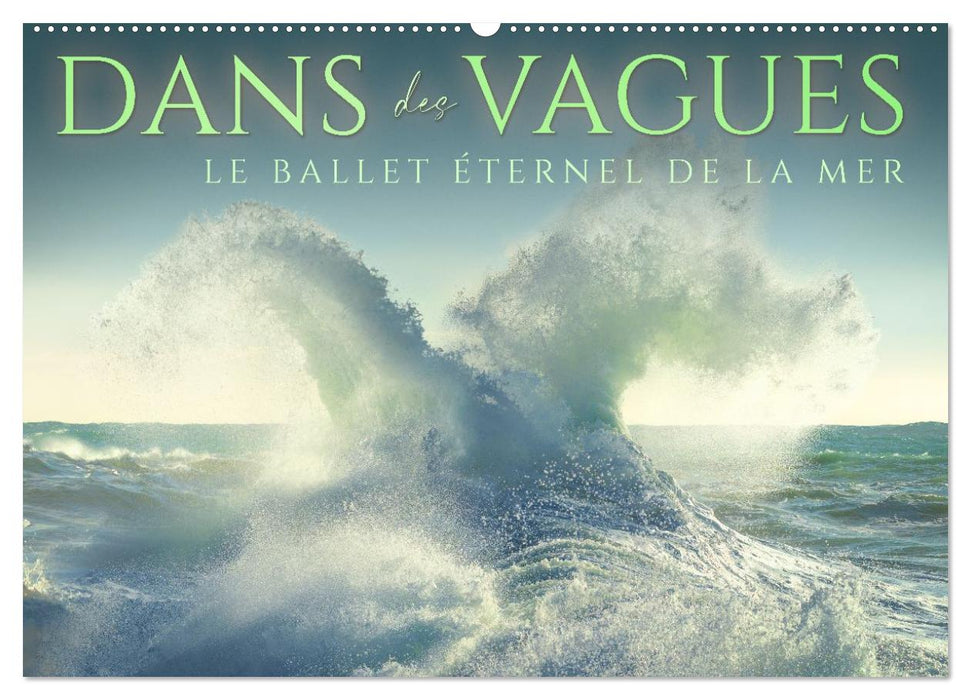 Dans des vagues - Le ballet éternel de la mer (CALVENDO Calendrier mensuel 2026)
