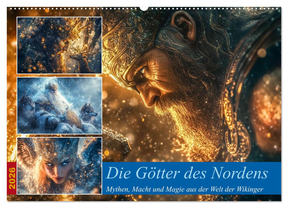 Die Götter des Nordens (CALVENDO Wandkalender 2026)
