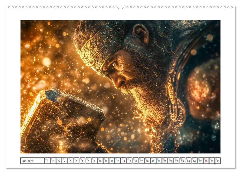 Die Götter des Nordens (CALVENDO Wandkalender 2026)
