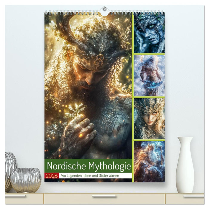 Nordische Mythologie (CALVENDO Premium Wandkalender 2026)