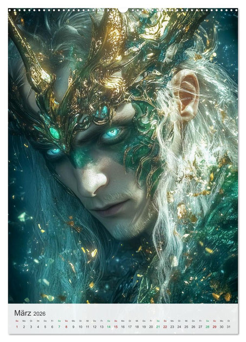 Nordische Mythologie (CALVENDO Premium Wandkalender 2026)