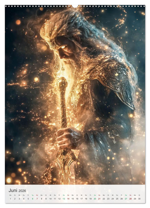 Nordische Mythologie (CALVENDO Premium Wandkalender 2026)