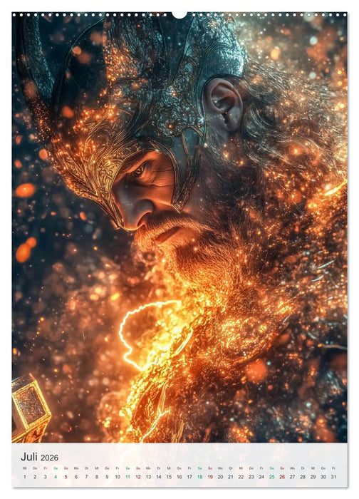 Nordische Mythologie (CALVENDO Premium Wandkalender 2026)