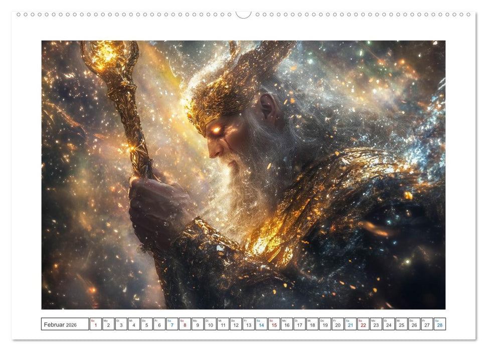 Die Götter des Nordens (CALVENDO Premium Wandkalender 2026)