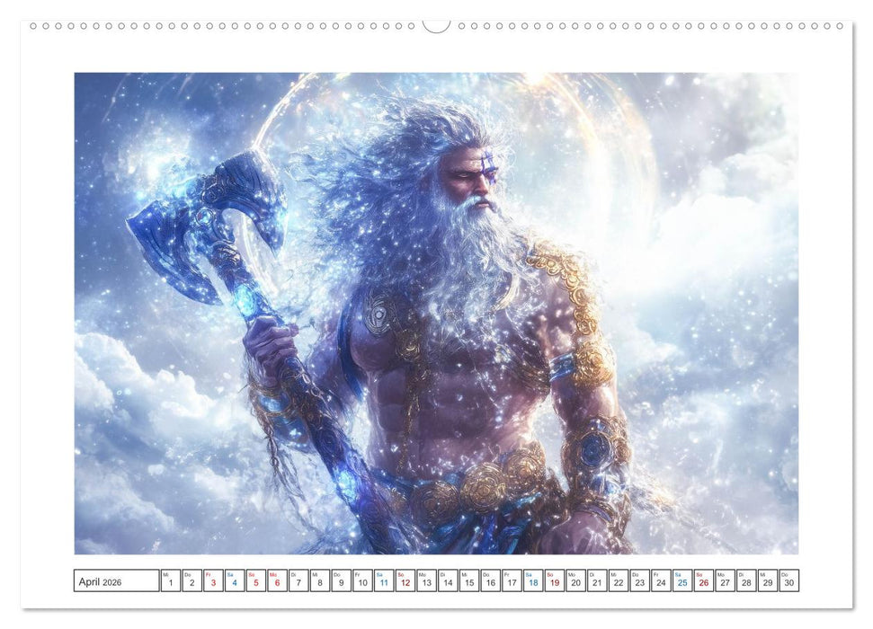 Die Götter des Nordens (CALVENDO Premium Wandkalender 2026)