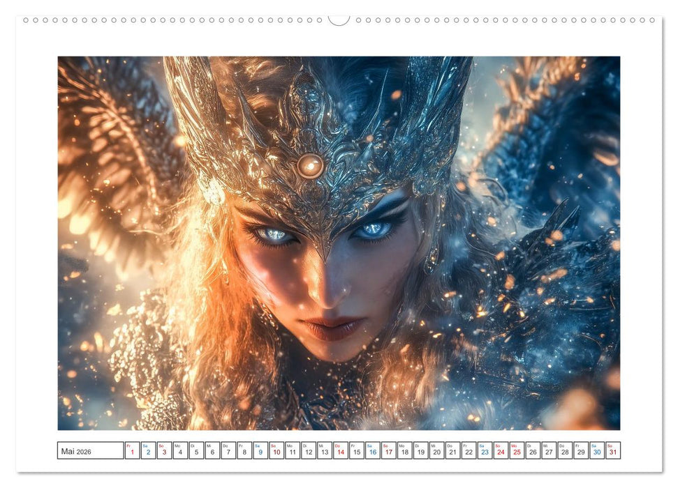 Die Götter des Nordens (CALVENDO Premium Wandkalender 2026)