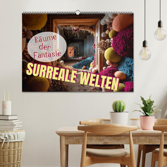 Surreale Welten. Räume der Fantasie (CALVENDO Wandkalender 2026)