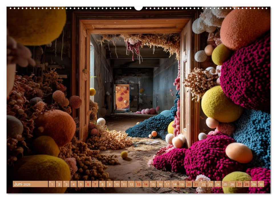 Surreale Welten. Räume der Fantasie (CALVENDO Premium Wandkalender 2026)