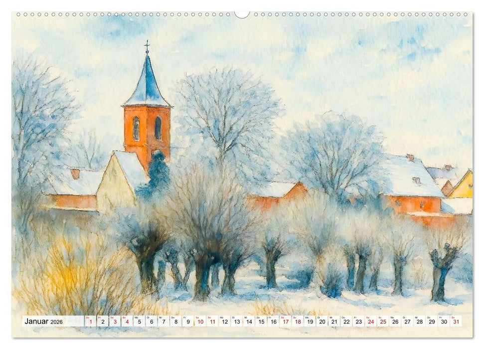 Bilder der Havelregion - Impressionen zwischen Brandenburg und Havelberg (CALVENDO Premium Wandkalender 2026)