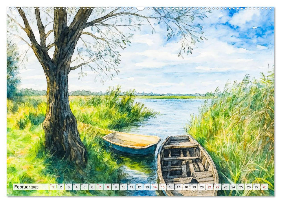 Bilder der Havelregion - Impressionen zwischen Brandenburg und Havelberg (CALVENDO Premium Wandkalender 2026)