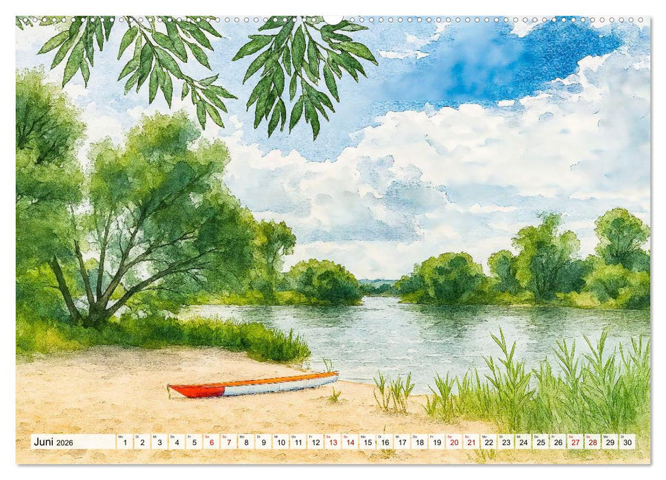 Bilder der Havelregion - Impressionen zwischen Brandenburg und Havelberg (CALVENDO Premium Wandkalender 2026)