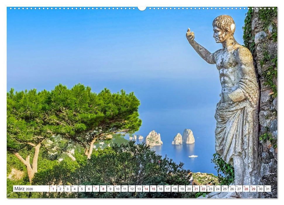 Italien - Inselparadiese von Capri bis Alicudi (CALVENDO Premium Wandkalender 2026)